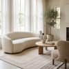 Jaipur Rugs Soft Geometric Striped Polyester 6x9 Feet Soft Gold And Antique White Dhurrie Carpet