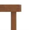Nakkashi Solid Wood Square Side Table In Amber Walnut Finish