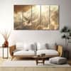 The Castle Decor Birds Wall Painting Wooden Framed 27x48 Inch (Style 3)