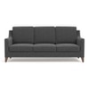 Abbey 3 Seater Fabric Sofa In Steel Colour