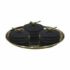 Metalsmith Metal Serveware Box Set of 4 with Tray Black Finish