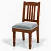 Globally Indian Maelle Solid Sheesham Wood 6 Seater Dining Table Set 6 Chairs Terracotta Orange