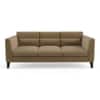 Lewis Sofa Set (Colour : Fawn Velvet, Cushion : Hard, Seater : 3+1+1)