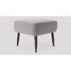 Billie Ottoman Color in Grey