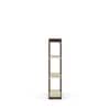 DCanape Pamir 3 Engineering Wood Book Shelf Dark Acacia Light Acacia Finish
