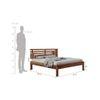 Aelinia King Bed Without Storageteak