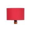 Candace Brown Cotton Shade Floor Lamp