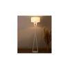Hamptons White Metal Shade Club Floor Lamp with Metal Base