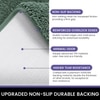 Luxe Home Polyester Newman Contour Bath Mat Set of 2 (Seige 45x75 cm & 40x45)