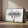 The Castle Decor Teamwork Motivational Wall Art Frame Office Decor 20x30 Inch