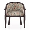 Florence Solid Wood Lounge Chair in Calico Floral Colour