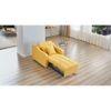 Alysha 1 Seater Sofa Cum Bed In Yellow Color