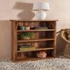Sierra Solid Sheesham Wood Bookshelf Space Saving Design