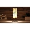 Multicolor cotton table lamp with Steel Base -54