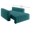 Beliss  Pull Out Sofa cum Bed  in T Blue Colour