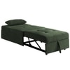 Evenie 1 Seater Pull Out Sofa cum Bed  in Olive Green Colour