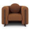 Reno Lounge Chair in Rust Himalaya Boucle Colour