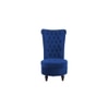 Piece High Back Accent Chair in Navy Blue Colour