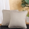 Set Of 2 Rib  Square Cushion Covers