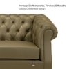 Fairmont 1 Seater Leatherette Sole in Olive Green Colour
