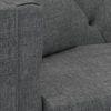 Windsor Premium 1 Seater Fabric Sofa in Smoke Grey Colour