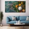 The Castle Decor Food Art Wall Painting Wooden Framed 27x48 Inch