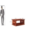 Arushi Rectangular Solid Wood Coffee Table In Honey Finish