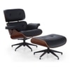 1956 Lounge Chair in Leatherette Black Colour