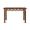 Fidora 4 Seater Dining Table In Teak Finish