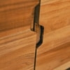 Riverhedge Solid Acacia wood Sideboard with 6 Drawers in Natural Finish