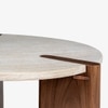 Sculpt Solid Wood Coffee Table in Brown Colour