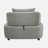 Henry Boucle 1 Seater Sofa in Grey  Color