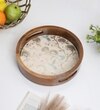 Hummingbird Garden Round Tray for Kitchen Organization - Small (1 Piece)
