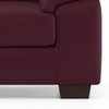 Esquel 1 Seater Leatherette Sofa in Burgundy Colour