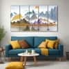 The Castle Decor Nature Art Wall Painting Wooden Framed 27x48 Inch (Style 5)