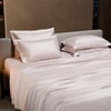 Stoa Paris 300 Tc Satin Bedsheet Super King Size Bed with Pillow Covers in Blushing Pink