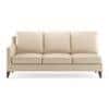 Abbey Sectional Sofa (Colour : Pearl, Cushion : Soft, Seater : Right Aligned 3 Seater + Right Aligned Chaise)