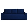 Clevam 3 Seater Pull Out Sofa cum Bed  in Navy Blue Colour