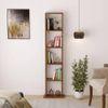 Walten Engineered Wood Bookshelf in Brown Maple