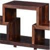 Allen Sheesham Wood Minimalist Tv Entertainment Unit For Tv Upto 55 Inch In Provisional Teak Finish