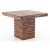 Julian 4 Seater Dining Table With Set Of 4 Oliver Dining Chairs (Finish- Teak)