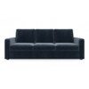 Apollo Compact Sofa Set (Colour : Sea Port Blue Velvet, Cushion : Soft, Back Type : Regular, Seater : 3+2+1)