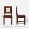 Tarragon 6 Seater Dining Set In Walnut Finish