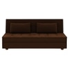 Merson 3 Seater Fold Out Sofa cum Bed  in Brown Colour