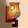 Devansh Solid Wood Electric Wall Light in Multi Colour with Multi Shade Count of 1 Light