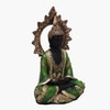 VEDAS Polyresin  Figurine in Green Colour