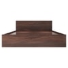 Ren Engineered Wood Queen  Size Bed With Box Storage (Walnut Finish)