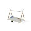 Camping Out Engineered Wood Bed in White Colour