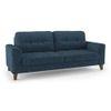 Verona Premium 3 Seater Fabric Sofa in Indigo Blue Colour