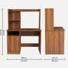 Spydercraft Indus Modern Study Table in Noce Lyon Finish